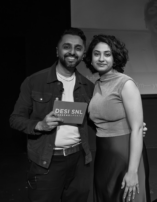 Desi SNL producers Azhar and Shreya